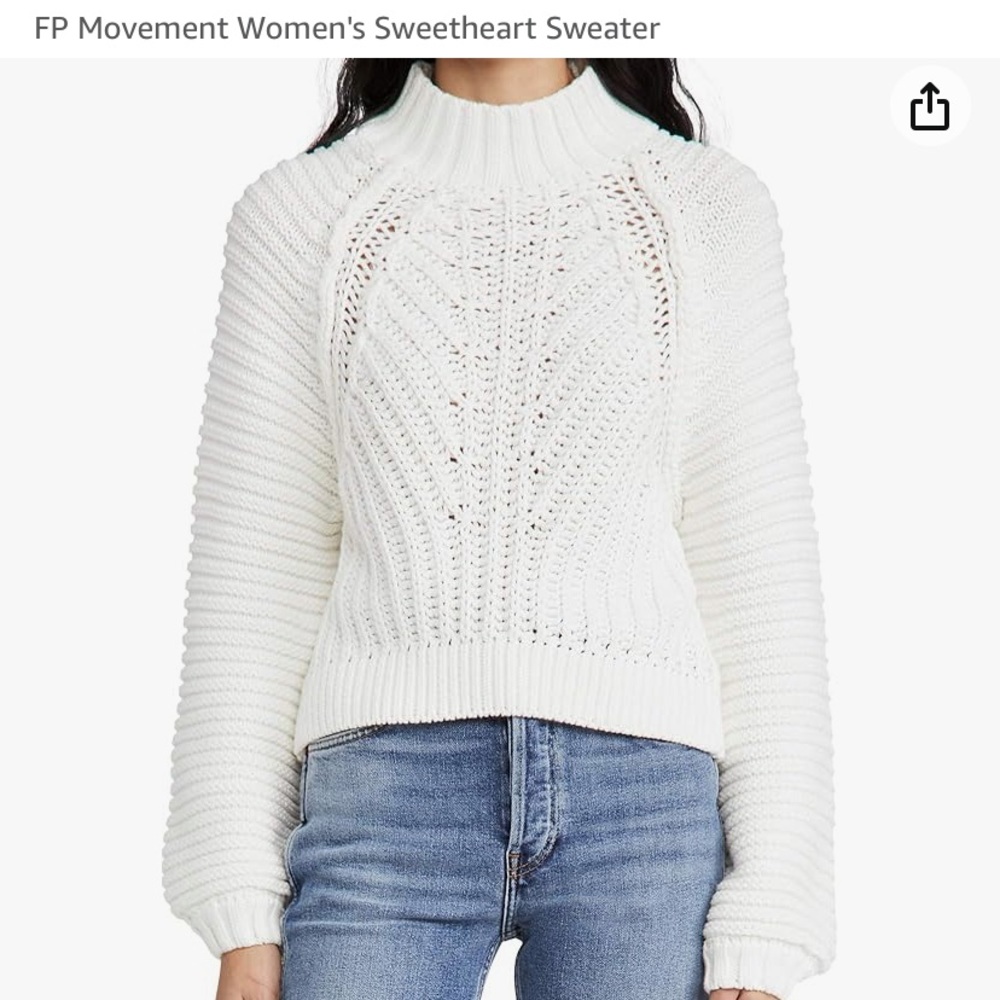FreePeople sweetheart sweater